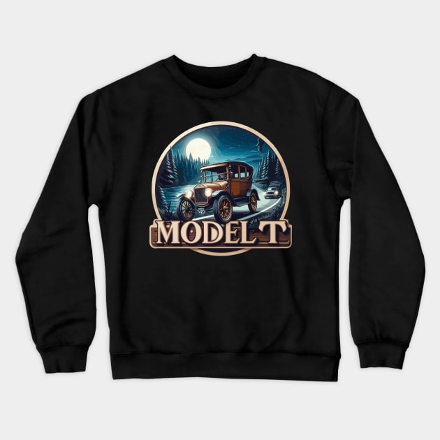 Ford Model T Crewneck Sweatshirt by Vehicles-Art